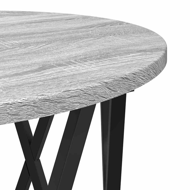 vidaXL Dohányzóasztal 2 pcs Szürke sonoma 50 x 50 x 50 cm
