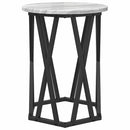 vidaXL Dohányzóasztal 2 pcs Szürke Sonoma Műszaki fa és acél