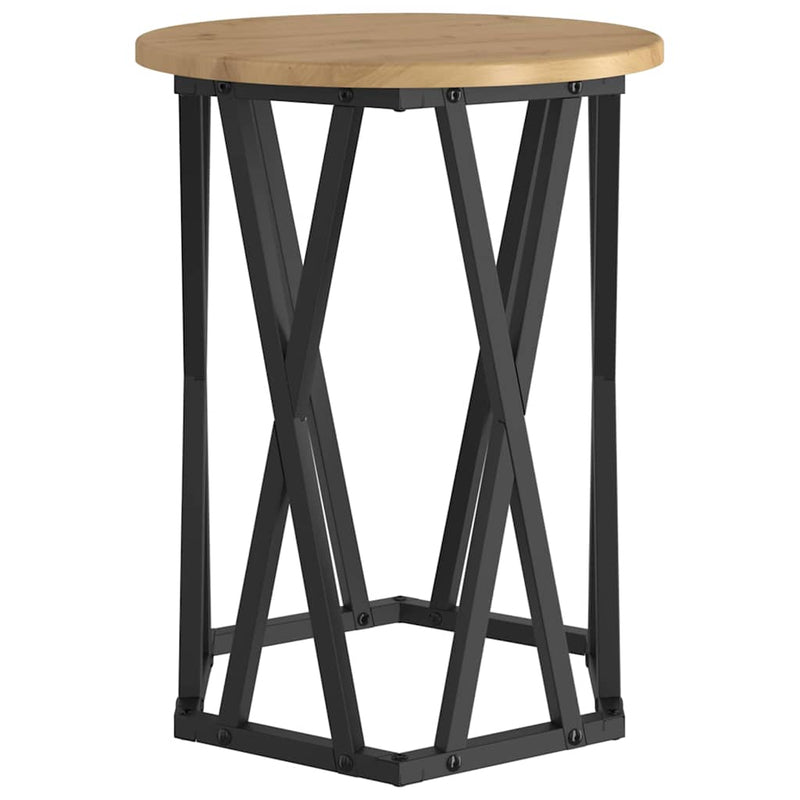vidaXL Dohányzóasztal 2 pcs kézműves tölgy 50 x 50 x 50 cm