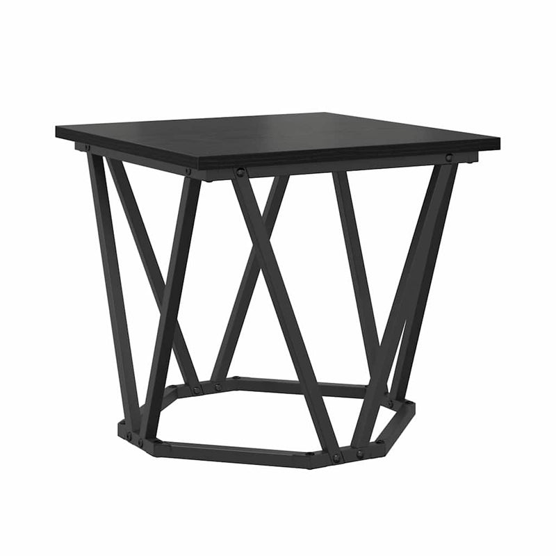 vidaXL Kisasztal készlet 2 pcs Musta tammi 50 x 50 x 40 cm