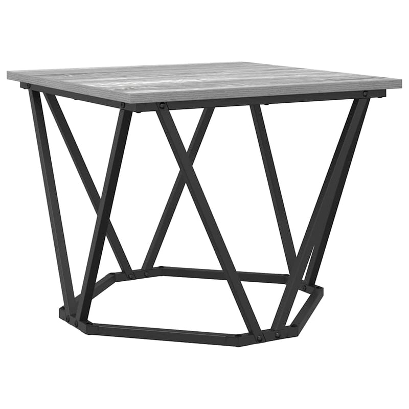vidaXL Kisasztal készlet 2 pcs Szürke sonoma 50 x 50 x 40 cm