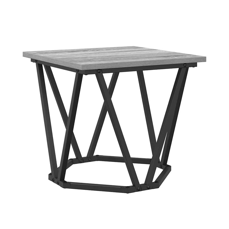 vidaXL Kisasztal készlet 2 pcs Szürke sonoma 50 x 50 x 40 cm