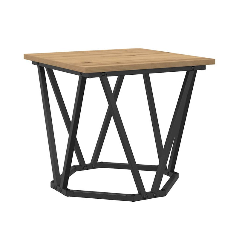vidaXL Kisasztal készlet 2 pcs kézműves tölgy 50 x 50 x 40 cm