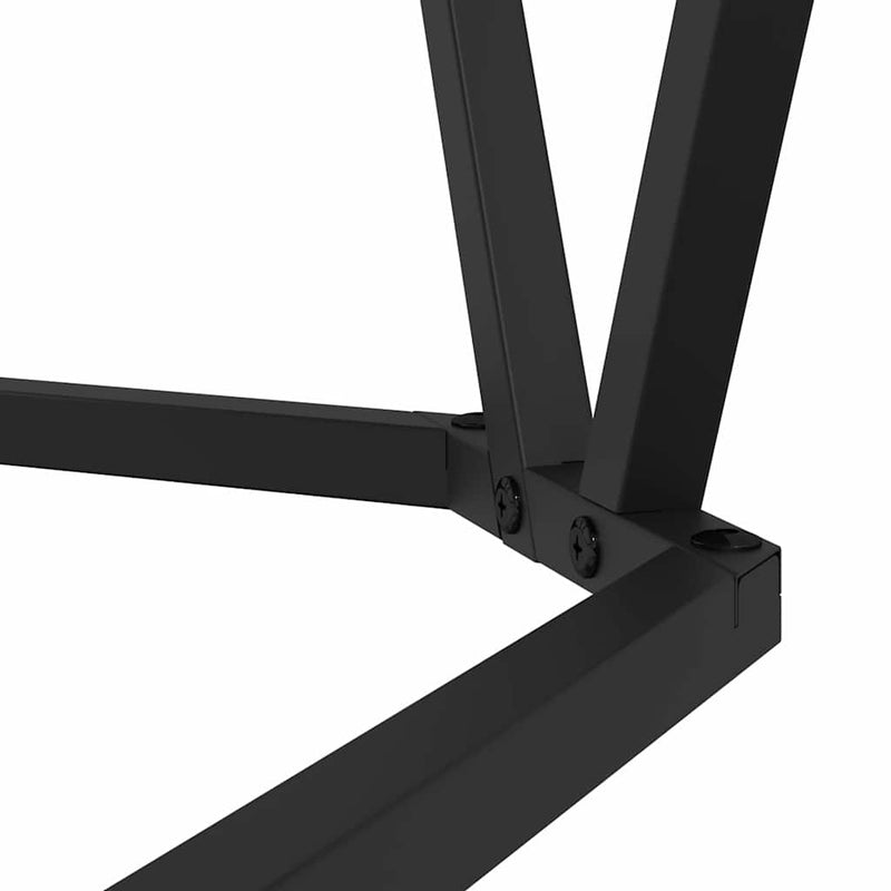 vidaXL Dohányzóasztal Szürke sonoma 80 x 80 x 45 cm Műszaki fa és acél