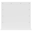 vidaXL Toalett Tükör tükörrel Fehér 60 x 55 x 18 cm Üveg és mérnöki fa