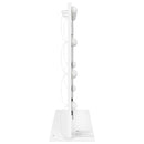 vidaXL Toalett Tükör tükörrel Fehér 60 x 55 x 18 cm Üveg és mérnöki fa