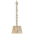 vidaXL Toalett Tükör Sonoma tölgy 60 x 55 x 18 cm Üveg és mérnöki fa