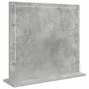 vidaXL Toalett Tükör Beton Szürke 60 x 55 x 18 cm Üveg és mérnöki fa