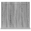 vidaXL Toalett Tükör Szürke Sonoma 60 x 55 x 18 cm Üveg és mérnöki fa