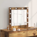 vidaXL Toalett Tükör Öreg fa 60 x 55 x 18 cm Üveg és mérnöki fa