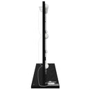 vidaXL Toalett Tükör Fekete tölgy 80 x 15 x 18 cm Üveg és mérnöki fa