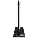 vidaXL Toalett Tükör Fekete tölgy 80 x 15 x 18 cm Üveg és mérnöki fa
