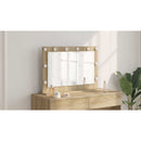 vidaXL Toalett Tükör Sonoma tölgy 80 x 55 x 18 cm Üveg és mérnöki fa