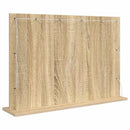 vidaXL Toalett Tükör Sonoma tölgy 80 x 55 x 18 cm Üveg és mérnöki fa