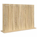vidaXL Toalett Tükör Sonoma tölgy 80 x 55 x 18 cm Üveg és mérnöki fa