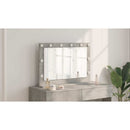vidaXL Toalett Tükör Beton Szürke 80 x 55 x 18 cm Üveg és mérnöki fa