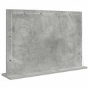 vidaXL Toalett Tükör Beton Szürke 80 x 55 x 18 cm Üveg és mérnöki fa