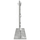vidaXL Toalett Tükör Beton Szürke 80 x 55 x 18 cm Üveg és mérnöki fa