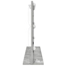 vidaXL Toalett Tükör Beton Szürke 80 x 55 x 18 cm Üveg és mérnöki fa