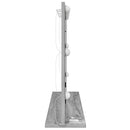 vidaXL Toalett Tükör Szürke Sonoma 80 x 55 x 18 cm Üveg és mérnöki fa