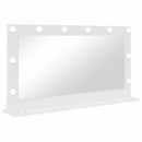 vidaXL Toalett Tükör Fehér 100 x 55 x 18 cm Üveg és mérnöki fa