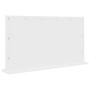 vidaXL Toalett Tükör Fehér 100 x 55 x 18 cm Üveg és mérnöki fa