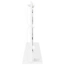 vidaXL Toalett Tükör Fehér 100 x 55 x 18 cm Üveg és mérnöki fa