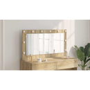 vidaXL Toalett Tükör Sonoma tölgy 100 x 55 x 18 cm Üveg és mérnöki fa