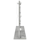 vidaXL Toalett Tükör Beton Szürke 100 x 55 x 18 cm Üveg és mérnöki fa
