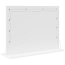 vidaXL Toalett Tükör tükörrel Fehér 60 x 45 x 18 cm Üveg és mérnöki fa