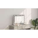 vidaXL Toalett Tükör Beton Szürke 60 x 45 x 18 cm Üveg és mérnöki fa