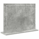 vidaXL Toalett Tükör Beton Szürke 60 x 45 x 18 cm Üveg és mérnöki fa