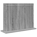 vidaXL Toalett Tükör Szürke Sonoma 60 x 45 x 18 cm Üveg és mérnöki fa