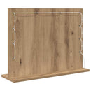 vidaXL Toalett Tükör Artisan tölgy 60 x 45 x 18 cm Üveg és mérnöki fa