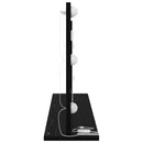 vidaXL Toalett Tükör Fekete tölgy 80 x 45 x 18 cm Üveg és mérnöki fa