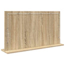 vidaXL Toalett Tükör Sonoma tölgy 80 x 45 x 18 cm Üveg és mérnöki fa