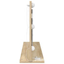 vidaXL Toalett Tükör Sonoma tölgy 80 x 45 x 18 cm Üveg és mérnöki fa