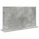 vidaXL Toalett Tükör Beton Szürke 80 x 45 x 18 cm Üveg és mérnöki fa