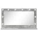 vidaXL Toalett Tükör Beton Szürke 80 x 45 x 18 cm Üveg és mérnöki fa