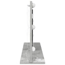 vidaXL Toalett Tükör Beton Szürke 80 x 45 x 18 cm Üveg és mérnöki fa
