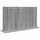 vidaXL Toalett Tükör Szürke Sonoma 80 x 45 x 18 cm Üveg és mérnöki fa