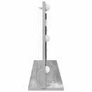 vidaXL Toalett Tükör Szürke Sonoma 80 x 45 x 18 cm Üveg és mérnöki fa