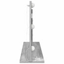 vidaXL Toalett Tükör Szürke Sonoma 80 x 45 x 18 cm Üveg és mérnöki fa
