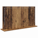 vidaXL Toalett Tükör Öreg fa 80 x 45 x 18 cm Üveg és mérnöki fa