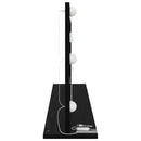 vidaXL Toalett Tükör Fekete tölgy 100 x 45 x 18 cm Üveg és mérnöki fa