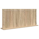 vidaXL Toalett Tükör Sonoma tölgy 100 x 45 x 18 cm Üveg és mérnöki fa