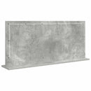 vidaXL Toalett Tükör Beton Szürke 100 x 45 x 18 cm Üveg és mérnöki fa
