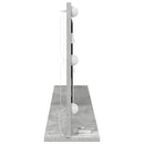 vidaXL Toalett Tükör Beton Szürke 100 x 45 x 18 cm Üveg és mérnöki fa
