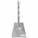 vidaXL Toalett Tükör Szürke Sonoma 100 x 45 x 18 cm Üveg és mérnöki fa