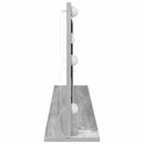 vidaXL Toalett Tükör Szürke Sonoma 100 x 45 x 18 cm Üveg és mérnöki fa